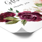 Rustieke bloem botanische kaarten en geschenken bo poster (Hoek)