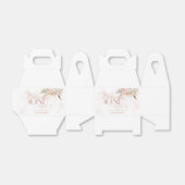 Rustieke bloem is niet haar prachtige verjaardag bedankdoosjes (Uitgevouwen)