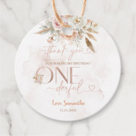 Rustieke bloem is niet haar prachtige verjaardag bedankjes labels