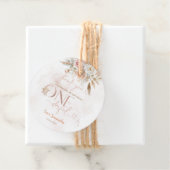 Rustieke bloem is niet haar prachtige verjaardag bedankjes labels (In situ)