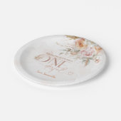 Rustieke bloem is niet haar prachtige verjaardag papieren bordje (Gekanteld)