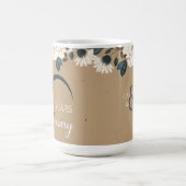 Rustieke Bloemen 20ste bruiloft Jubileum Koffiemok (Center)