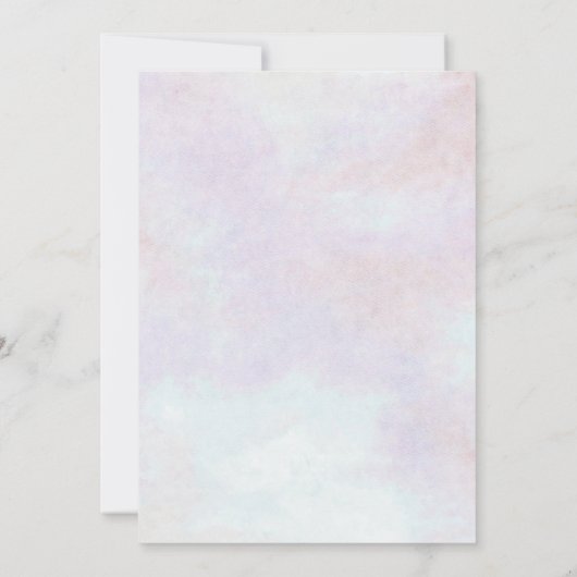 rustieke bloemen 60e verjaardag diner kaart (Achterkant)