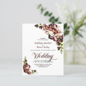 Rustieke bloemen alles in één bruiloft (Staand voorkant)