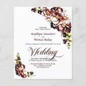 Rustieke bloemen alles in één bruiloft (Voorkant)