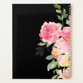 Rustieke Bloemen Boerderij Beheer Zwart Planner (Achterkant)