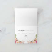  rustieke Bloemen Boho Baby shower Kaart (Binnen)