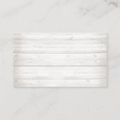 Rustieke Bloemen Bos Dieren Meisje Luier Raffle Informatiekaartje (Achterkant)