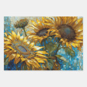  rustieke bloemen botanische decoupage inpakpapier vel (Voorkant 2)