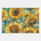  rustieke bloemen botanische decoupage inpakpapier vel (Voorkant 2)