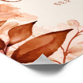 Rustieke Bloemen Bruidsmeisjes Luncheon Welkomstbo Poster (Hoek)