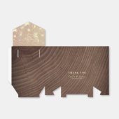 Rustieke bloemen bruiloft bedankdoosjes (Uitgevouwen)