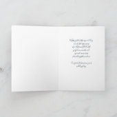 Rustieke bloemen bruiloft felicitaties kaart (Binnen)