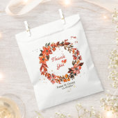 Rustieke bloemen dank u bedankzakje (Geknipt)