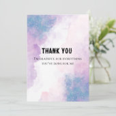 Rustieke Bloemen Dankkaart – Small Business Pack Bedankkaart (Staand voorkant)