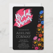 Rustieke bloemen en bruidsdromen kaart (Voorkant)