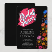 Rustieke bloemen en bruidsdromen kaart (Voorkant / Achterkant)