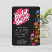 Rustieke bloemen en bruidsdromen kaart (Staand voorkant)