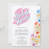 Rustieke bloemen en bruidsdromen kaart (Voorkant)