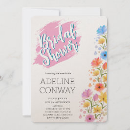 Rustieke bloemen en bruidsdromen kaart