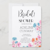 Rustieke bloemen en bruidsdromen kaart (Voorkant)