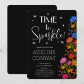 Rustieke bloemen en bruidsdromen kaart (Voorkant / Achterkant)