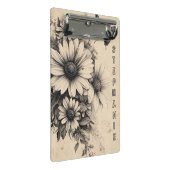 Rustieke bloemen en vlinder - Ouderwets (11) Mini Klembord (Schuin)