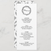 Rustieke Bloemen Geef Bedankt Thanksgiving Diner M Kaart (Voorkant / Achterkant)