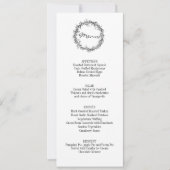 Rustieke Bloemen Geef Bedankt Thanksgiving Diner M Kaart (Voorkant)