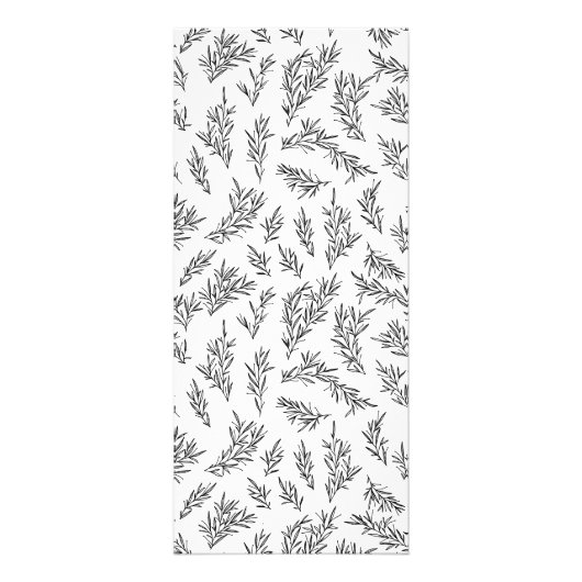 Rustieke Bloemen Geef Bedankt Thanksgiving Diner M Reclamekaart (Achterkant)