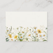 Rustieke Bloemen Geen Gift Wrap Vrijgezellenfeest  Informatiekaartje (Achterkant)