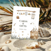 Rustieke Bloemen Gevist Baby shower Kaarten en ges Poster