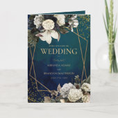 Rustieke Bloemen Groen Land Bruiloft Uitnodiging (Voorkant)