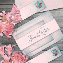 Rustieke bloemen hart Mexicaanse bruiloft