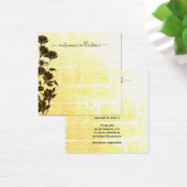 Rustieke Bloemen Herfst Boho Ear Studs Display Kaa Vierkante Visitekaartjes (Bureau)