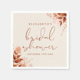 Rustieke Bloemen Herfst Herfst Vrijgezellenfeest Servet