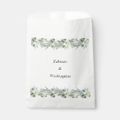 Rustieke Bloemen Herfst Winter Bruiloft Bedankzakje (Voorkant)