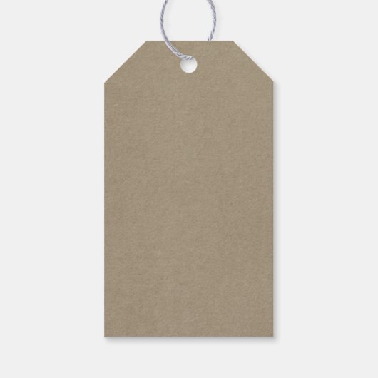 Rustieke Bloemen Herfst Winter Bruiloft Cadeaulabel (Achterkant)