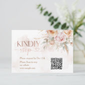 Rustieke Bloemen Is Ze Niet Eervolle Verjaardag RS Bedankkaart (Staand voorkant)