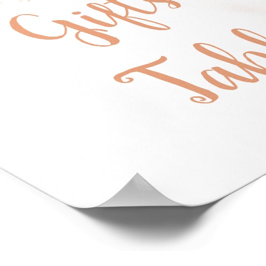 Rustieke Bloemen Is Ze Niet Eigenaardige Geschenke Poster (Hoek)