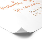 Rustieke bloemen is ze niet prachtig dank je poster (Hoek)