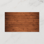 Rustieke Bloemen Lichten Kalligrafie Trouwregister Informatiekaartje (Achterkant)