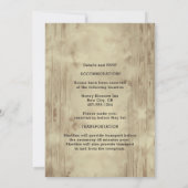 Rustieke Bloemen Mason Jar Douche bruiloft Kaart (Achterkant)