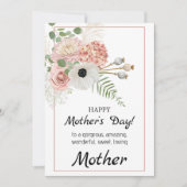 Rustieke Bloemen Moederdag Kaart – Blooming Togeth (Voorkant)