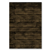 Rustieke Bloemen Paarse Gouden Bruiloft Behuizing  Kaart (Achterkant)