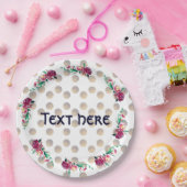 Rustieke Bloemen Party Papier Borden Papieren Bordje (Feest)