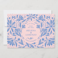 Rustieke bloemen Periwinkle roze