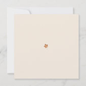 Rustieke Bloemen Pompoen Happy Thanksgiving Kaart (Achterkant)