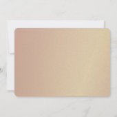 Rustieke Bloemen Roze Marine Blauwe Foto Huwelijk Kaart (Achterkant)