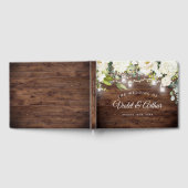 Rustieke Bloemen String Lights Wedding Gastenboek (Volledig)